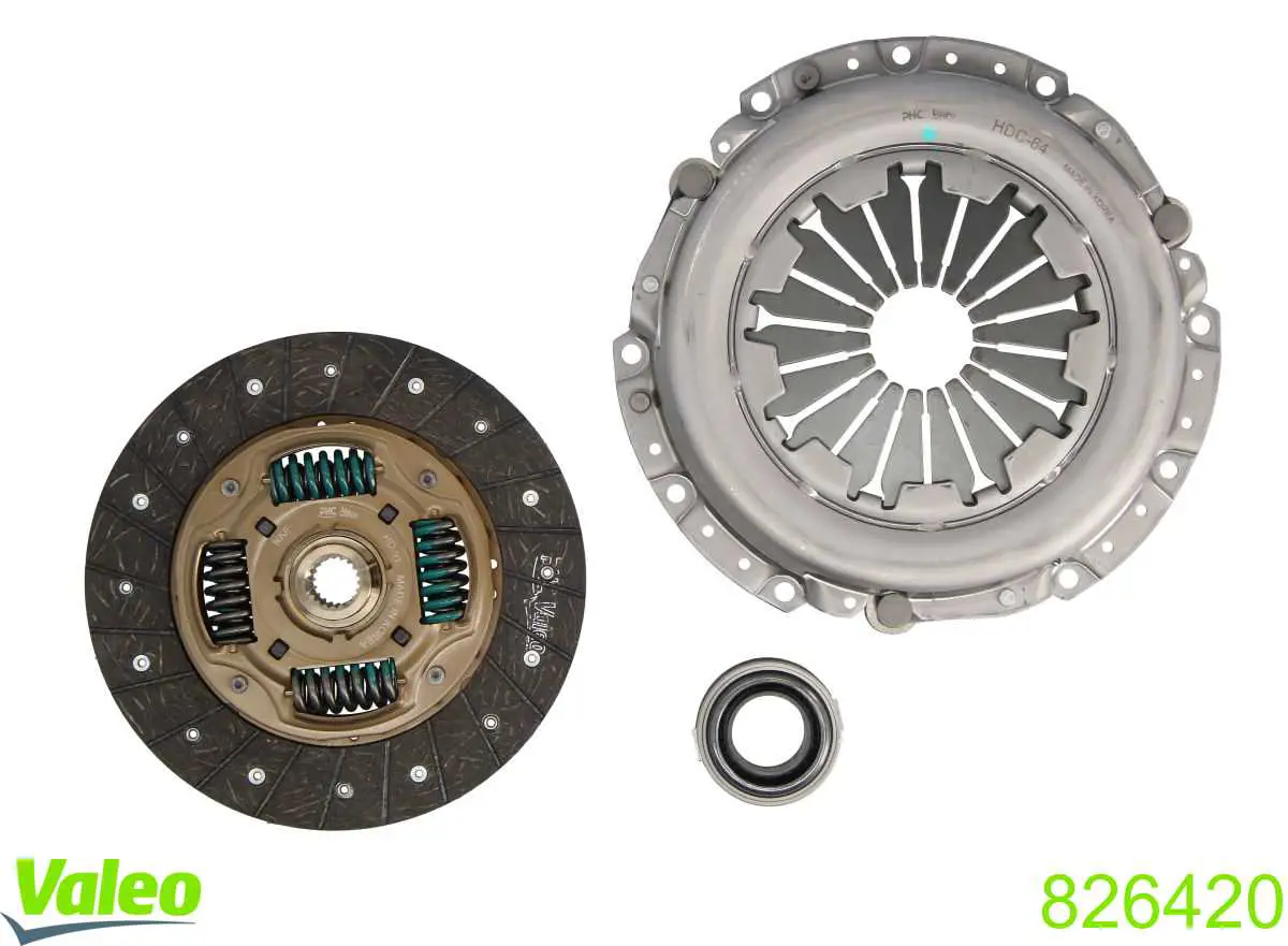Compre 826420 VALEO Kit de embraiagem (3 peças)