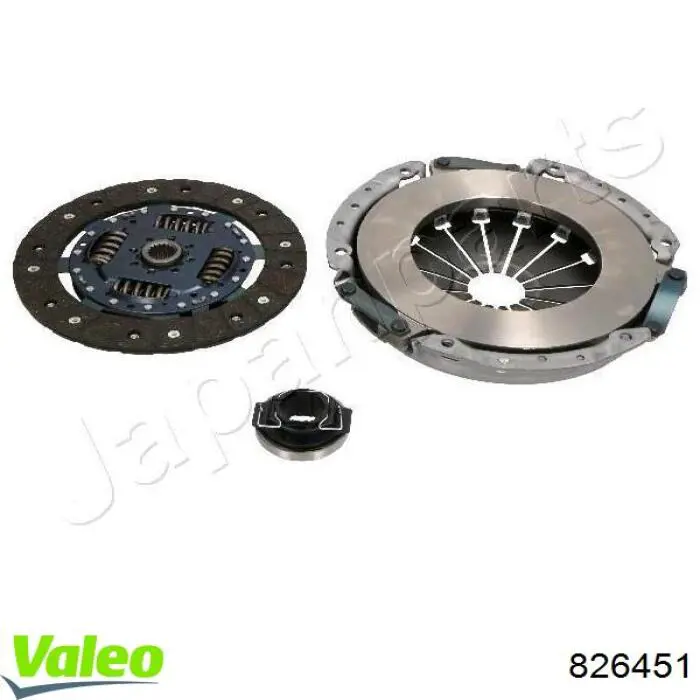 Kit de embraiagem (3 peças) 826451 VALEO
