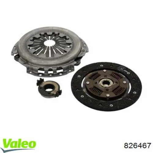 826467 VALEO Kit de embraiagem (3 peças)