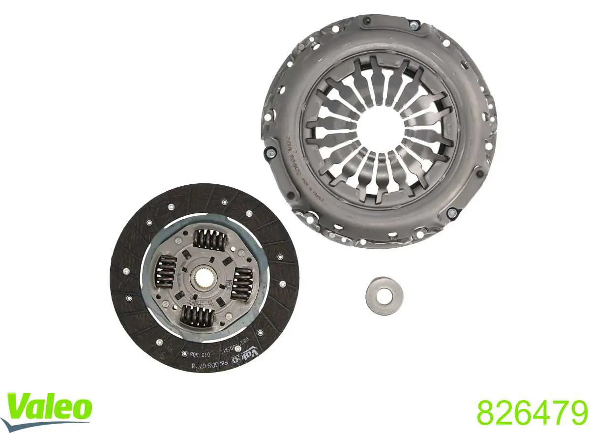 Compre 826479 VALEO Kit de embraiagem (3 peças)