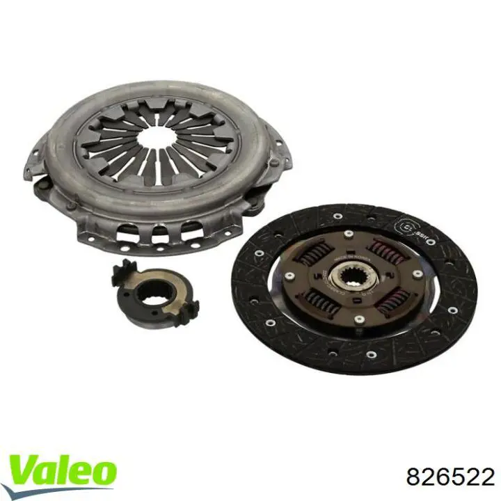 Kit de embraiagem (3 peças) 826522 VALEO