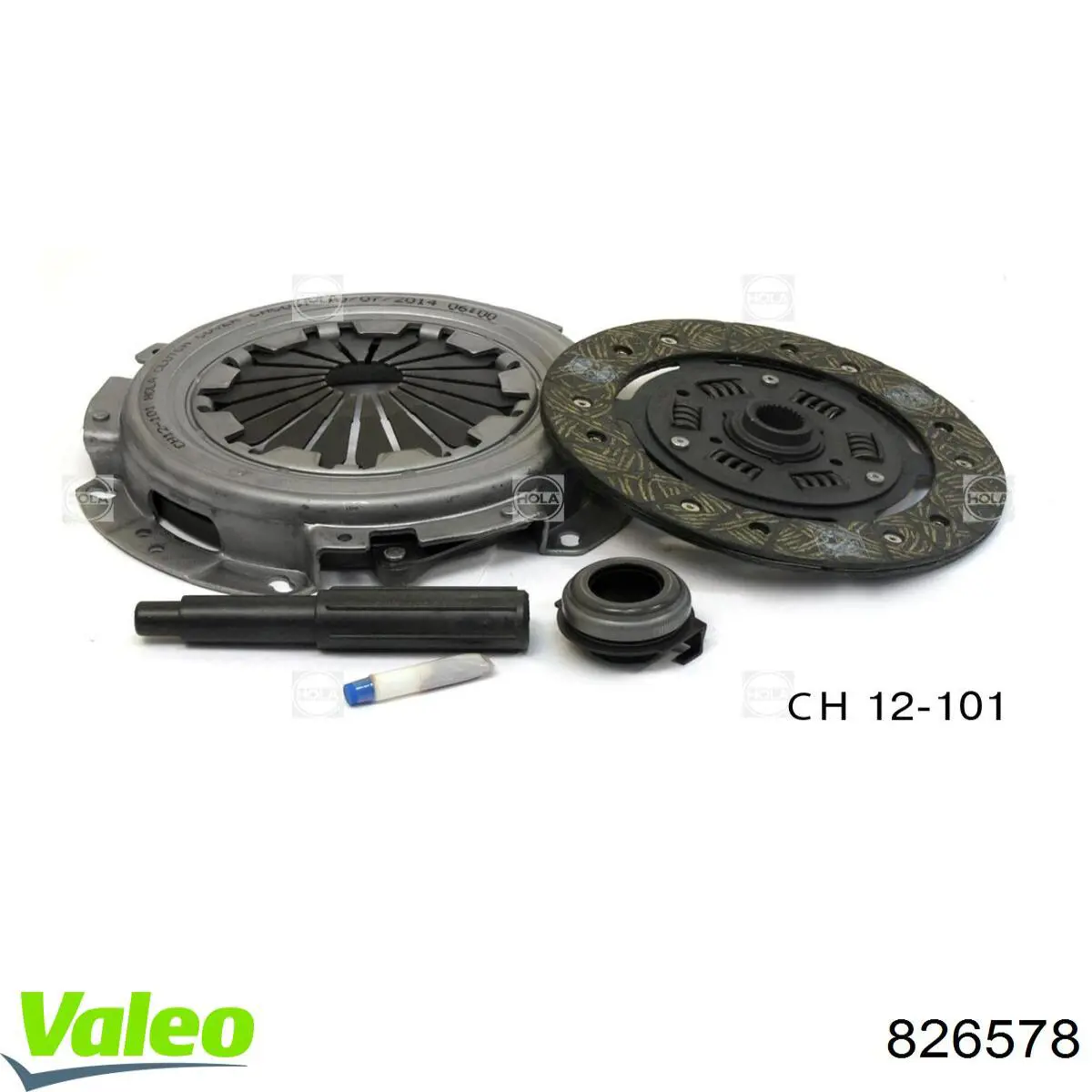 Kit de embraiagem (3 peças) 826578 VALEO