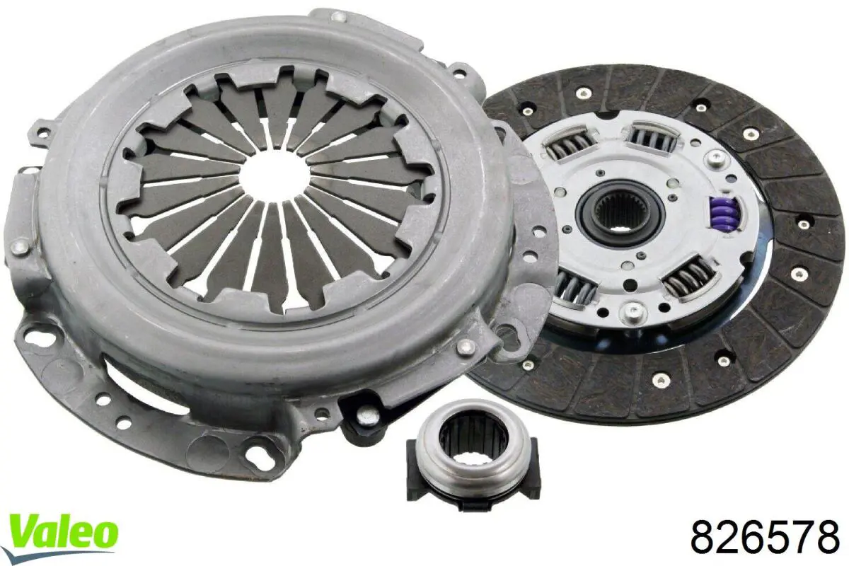 Compre 826578 VALEO Kit de embraiagem (3 peças)
