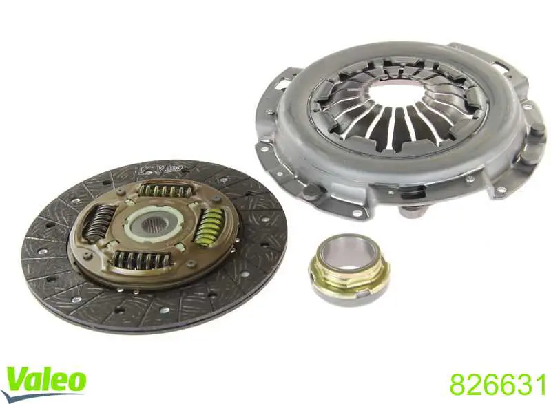 Kit de embraiagem (3 peças) VALEO 826631 preço, a partir de 137,15 USD
