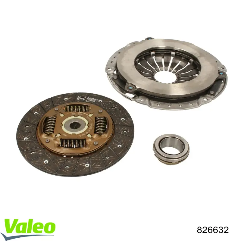 Compre 826632 VALEO Kit de embraiagem (3 peças)