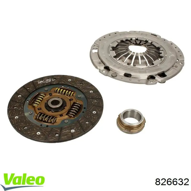 Kit de embraiagem (3 peças) VALEO 826632 preço, a partir de 223,44 USD