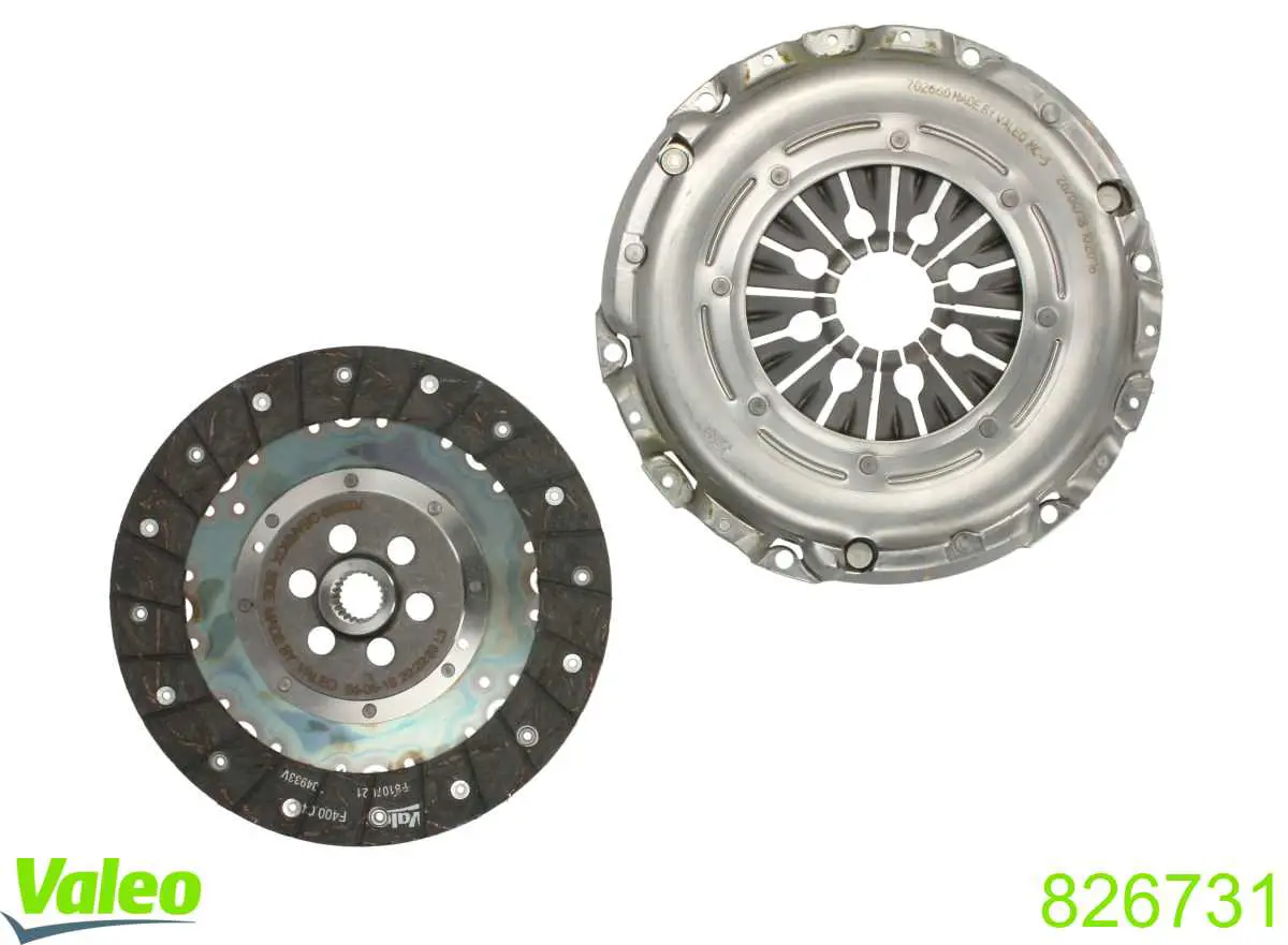 Compre 826731 VALEO Kit de embraiagem (3 peças)