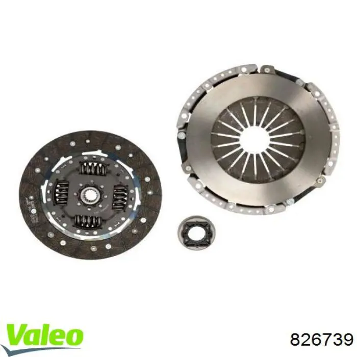Compre 826739 VALEO Kit de embraiagem (3 peças)