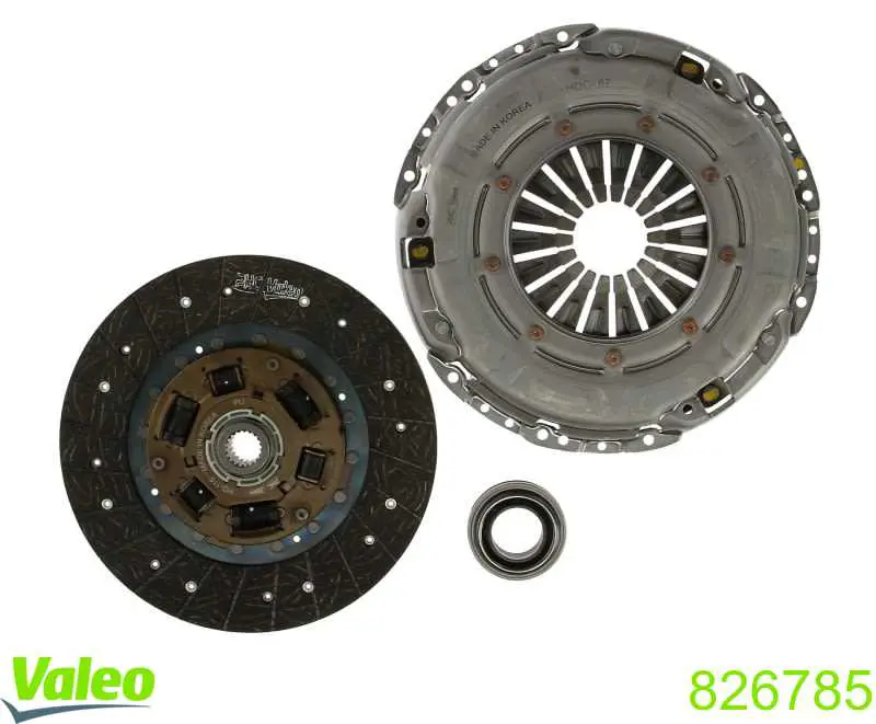 Compre 826785 VALEO Kit de embraiagem (3 peças)
