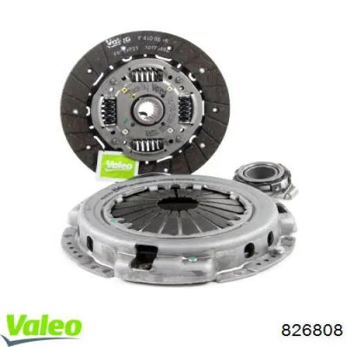 826808 VALEO Kit de embraiagem (3 peças)