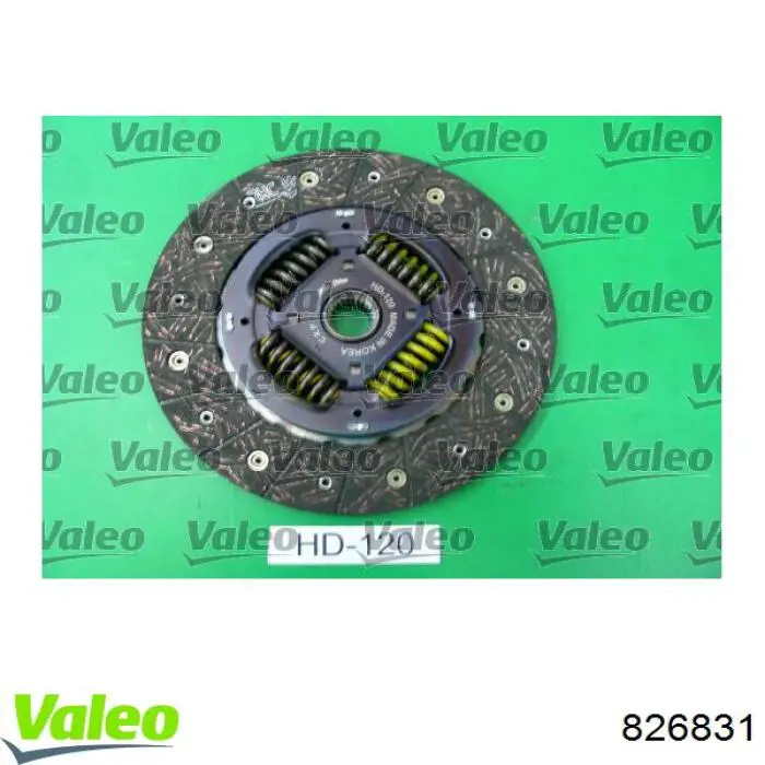 Kit de embraiagem (3 peças) 826831 VALEO