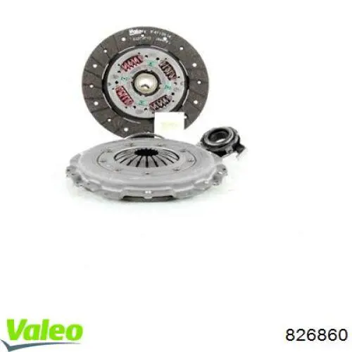 826860 VALEO Kit de embraiagem (3 peças)