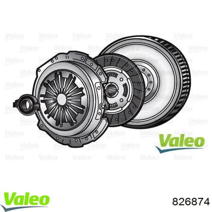 Kit de embraiagem (3 peças) VALEO 826874 preço, a partir de 225,58 USD