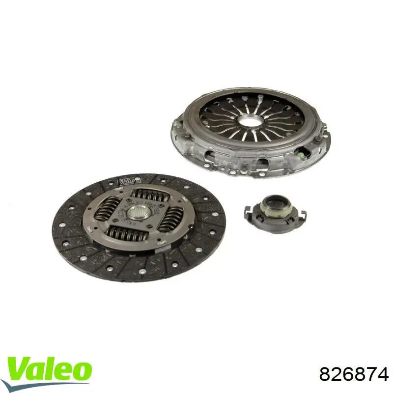 Compre 826874 VALEO Kit de embraiagem (3 peças)