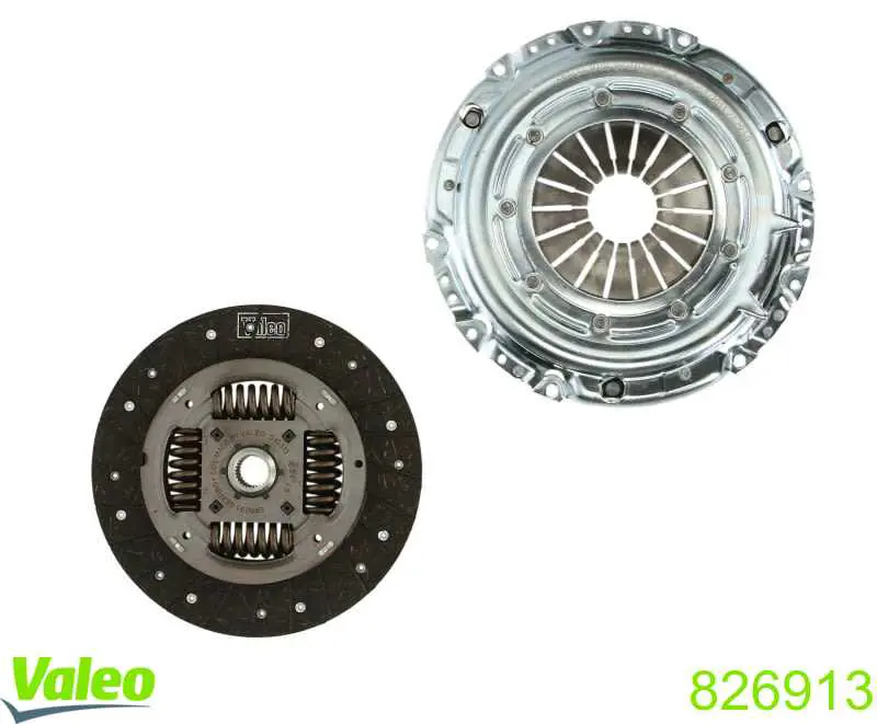 Compre 826913 VALEO Kit de embraiagem (3 peças)