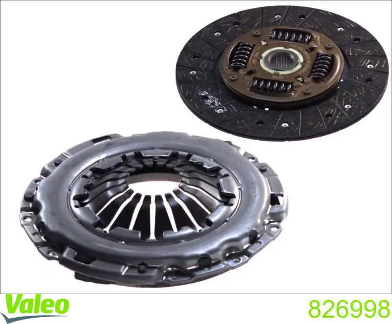 826998 VALEO Kit de embraiagem (3 peças)