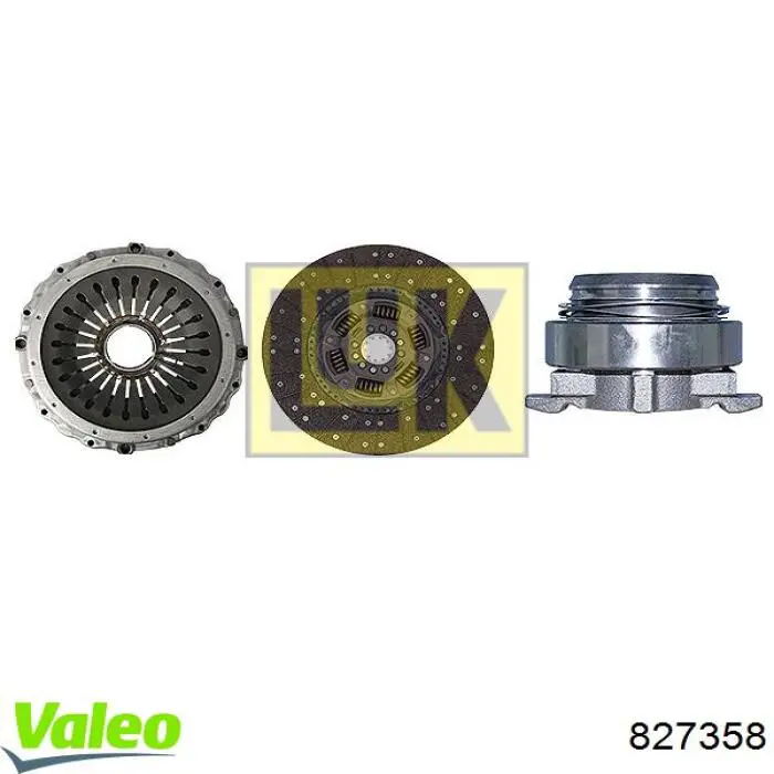 Kit de embraiagem (3 peças) VALEO 827358 preço, a partir de 798,48 USD