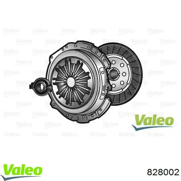 Compre 828002 VALEO Kit de embraiagem (3 peças)