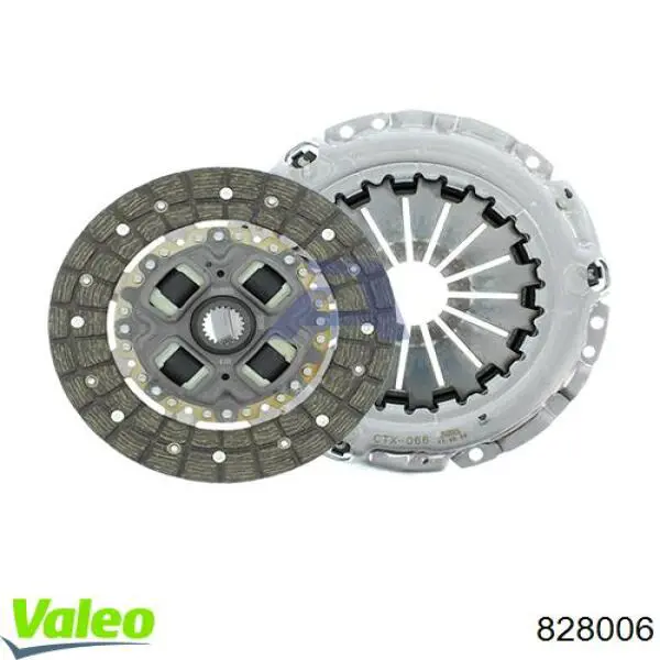 828006 VALEO Kit de embraiagem (3 peças)