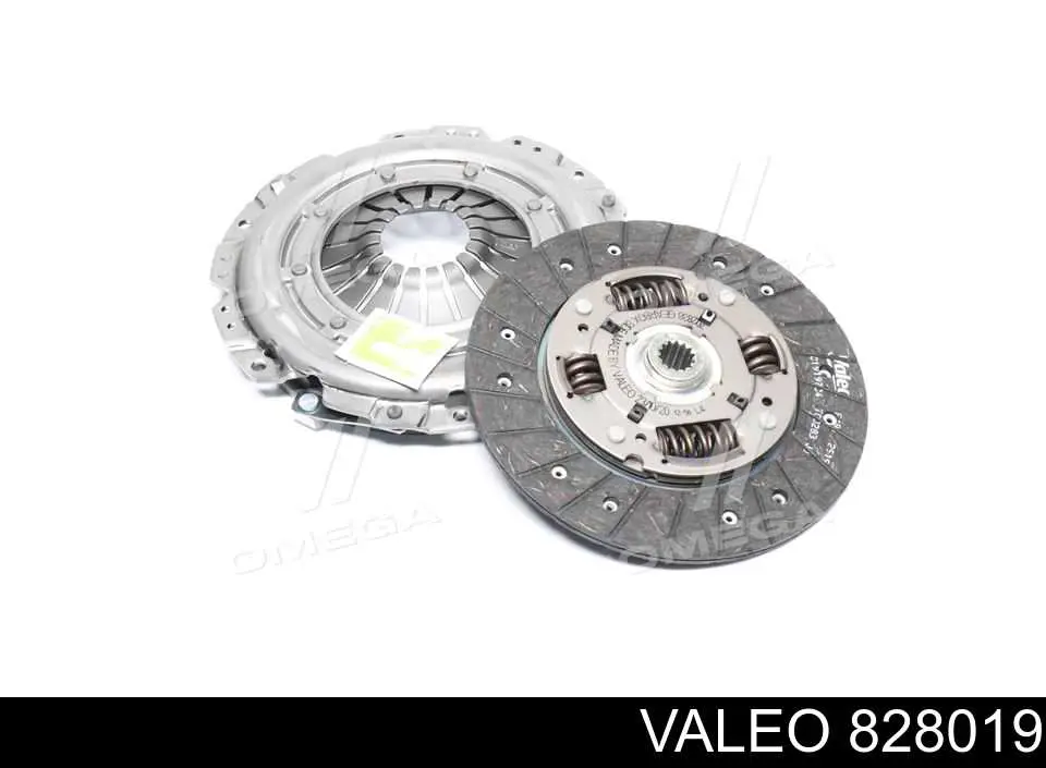828019 VALEO Kit de embraiagem (3 peças)