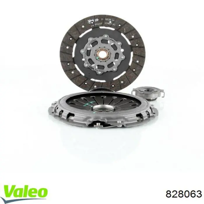 Kit de embraiagem (3 peças) VALEO 828063 preço, a partir de 199,58 USD