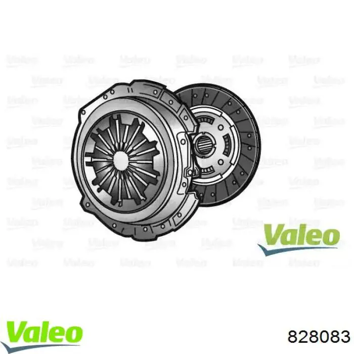 828083 VALEO Kit de embraiagem (3 peças)