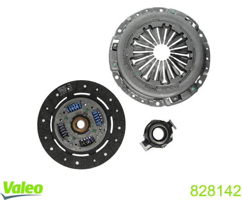 828142 VALEO Kit de embraiagem (3 peças)