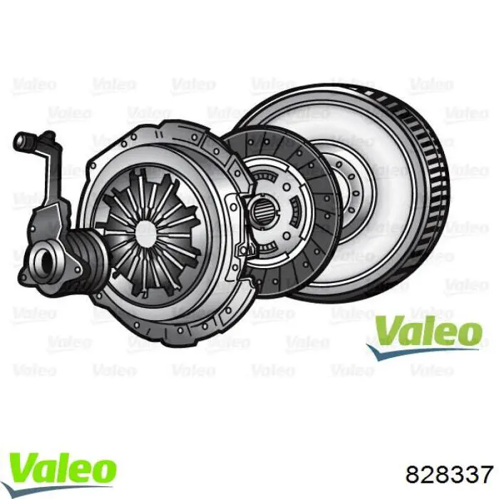 828337 VALEO Kit de embraiagem (3 peças)