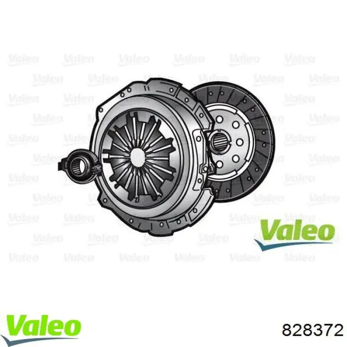 828372 VALEO Kit de embraiagem (3 peças)