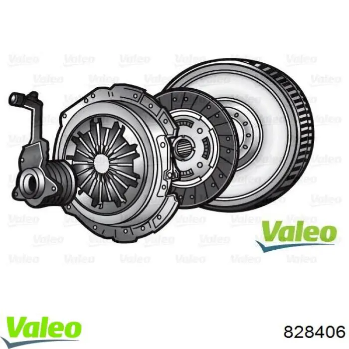 Kit de embraiagem (3 peças) VALEO 828406 preço, a partir de 147,16 USD