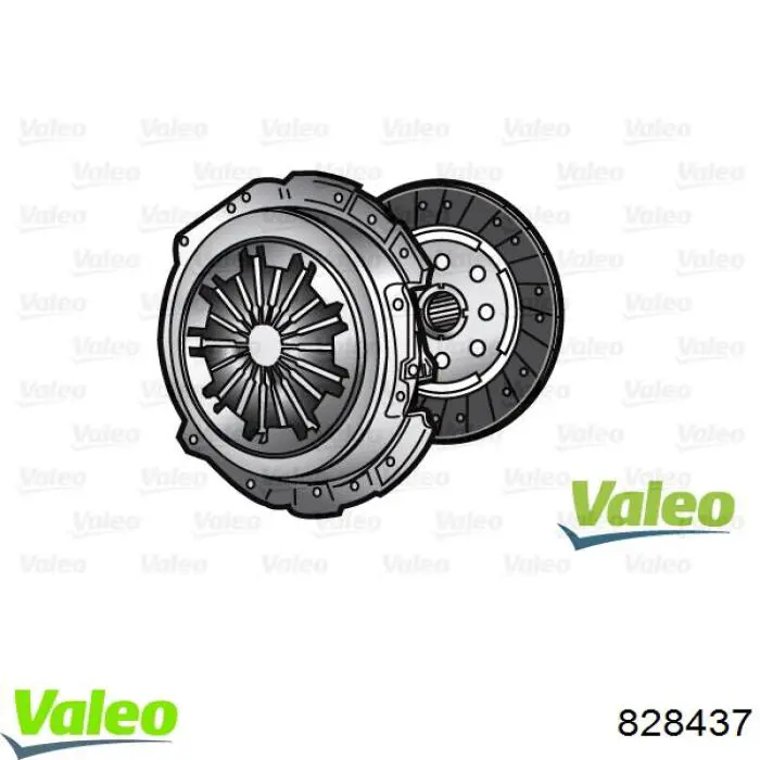 828437 VALEO Kit de embraiagem (3 peças)