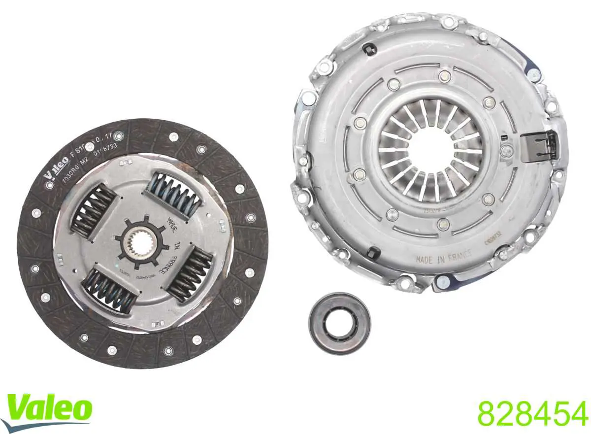 828454 VALEO Kit de embraiagem (3 peças)