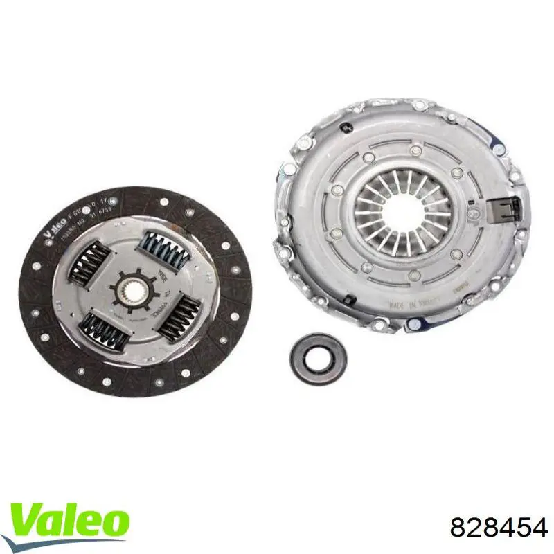 Compre 828454 VALEO Kit de embraiagem (3 peças)
