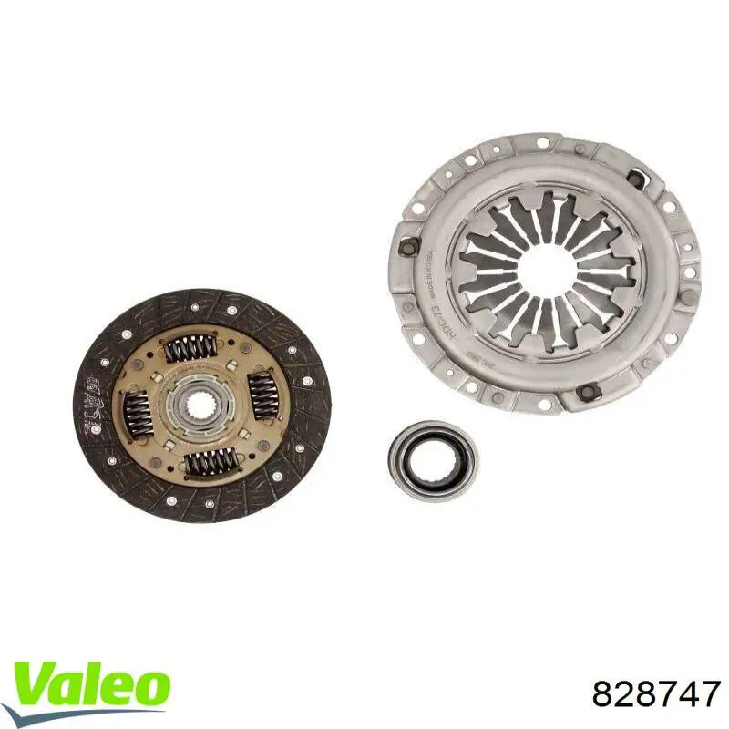 828747 VALEO Kit de embraiagem (3 peças)