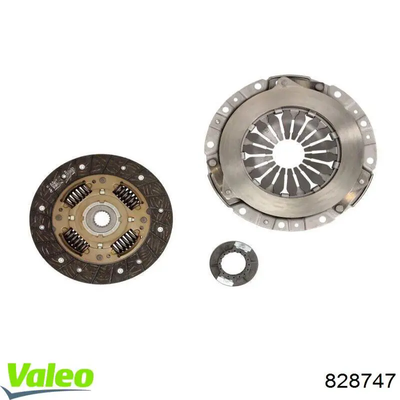 828747 VALEO Kit de embraiagem (3 peças)