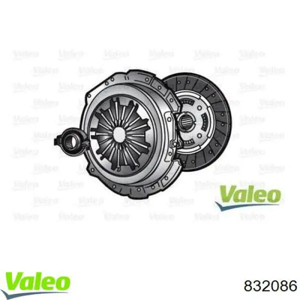 Kit de embraiagem (3 peças) 832086 VALEO