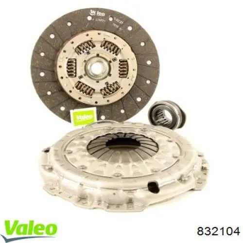 Compre 832104 VALEO Kit de embraiagem (3 peças)