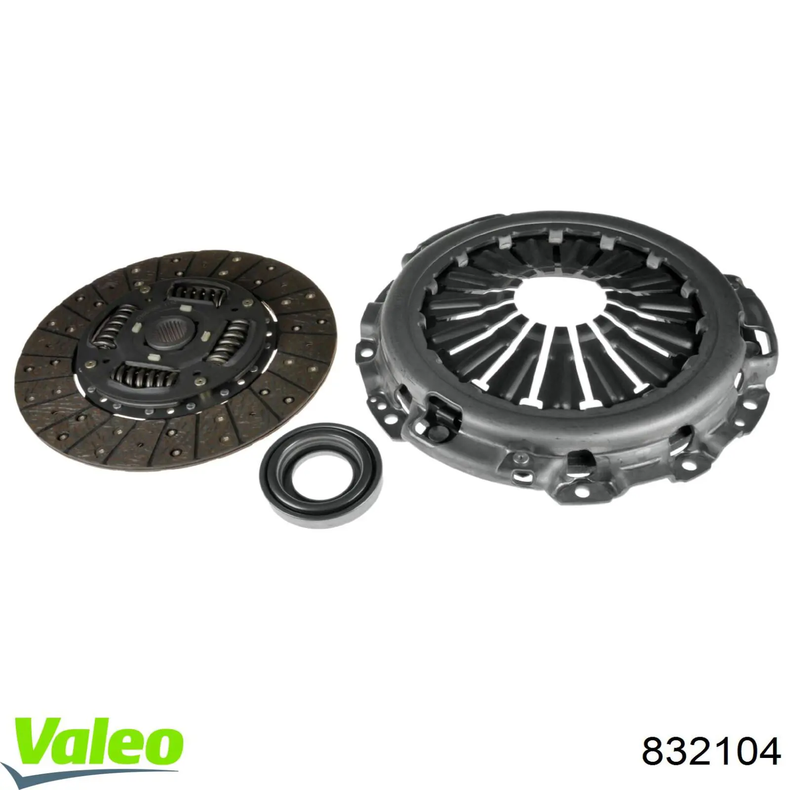 Kit de embraiagem (3 peças) VALEO 832104 preço, a partir de 350,28 USD
