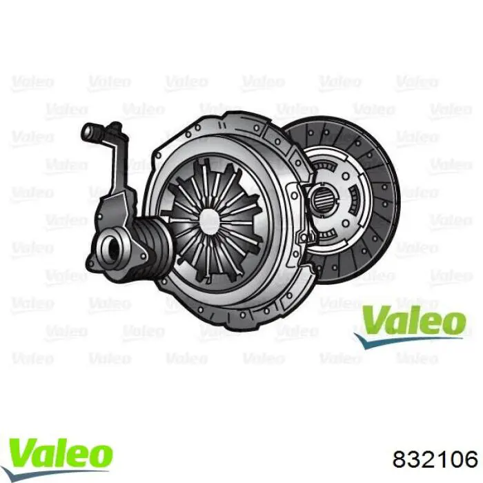 Kit de embraiagem (3 peças) VALEO 832106 preço, a partir de 140,27 USD