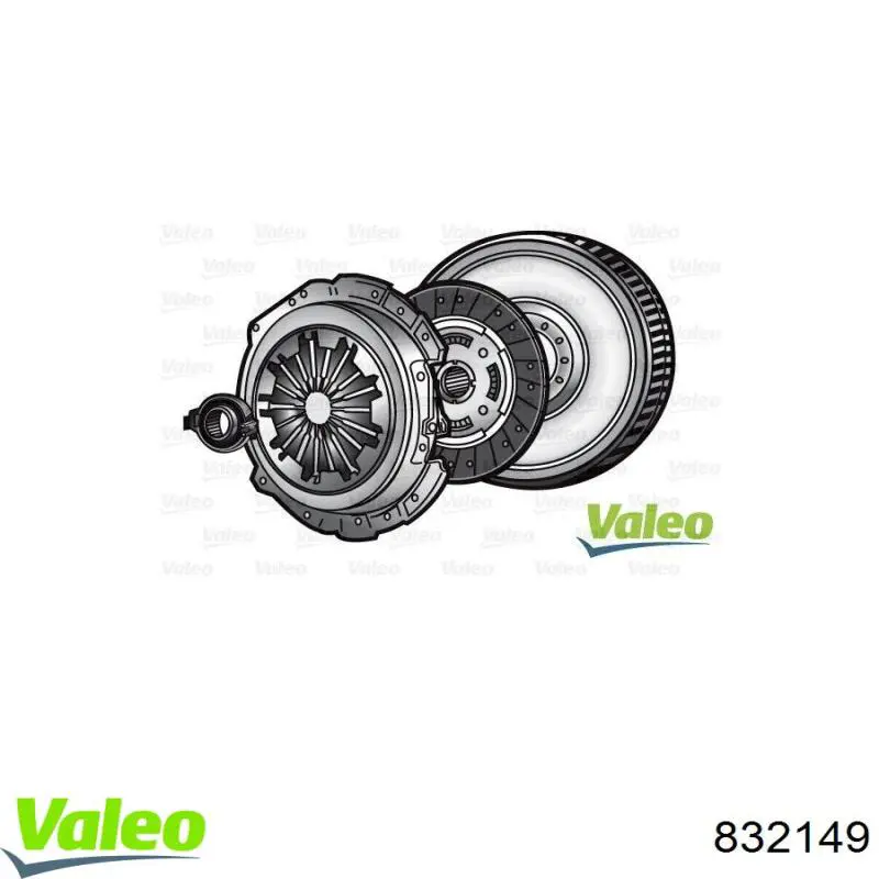 Kit de embraiagem (3 peças) VALEO 832149 preço, a partir de 216,67 USD
