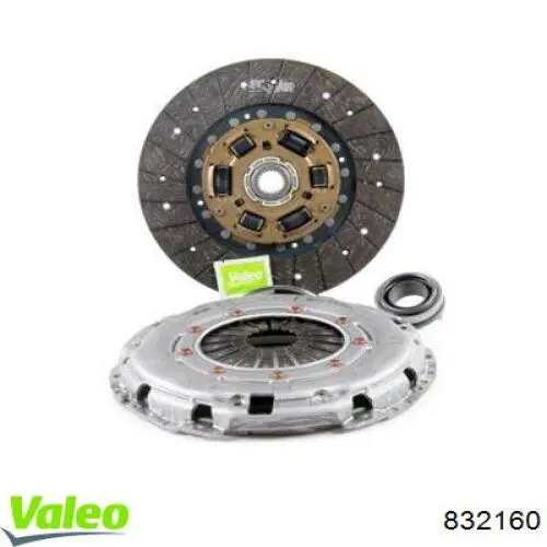 Kit de embraiagem (3 peças) 832160 VALEO