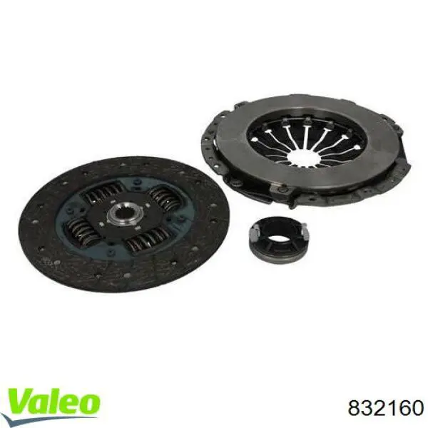 832160 VALEO Kit de embraiagem (3 peças)