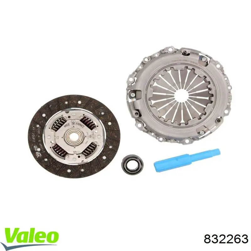 832263 VALEO Kit de embraiagem (3 peças)