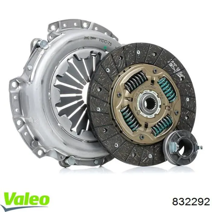 Kit de embraiagem (3 peças) VALEO 832292 preço, a partir de 196,16 USD