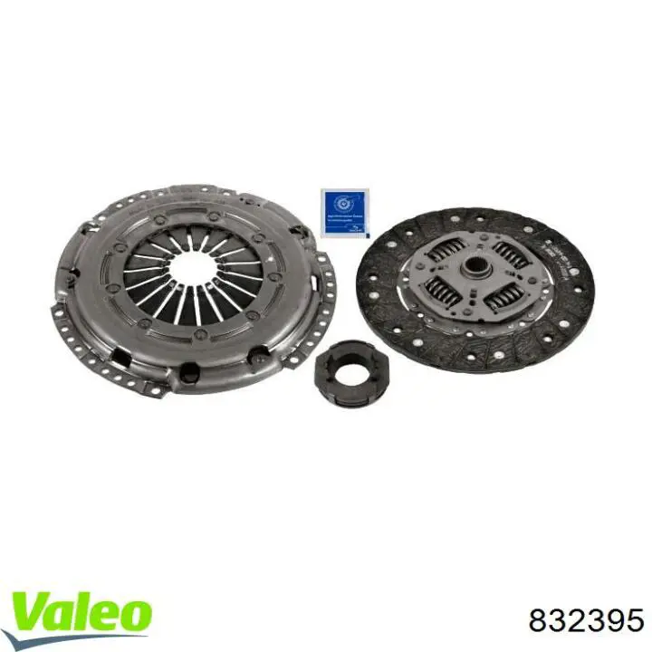 Compre 832395 VALEO Kit de embraiagem (3 peças)