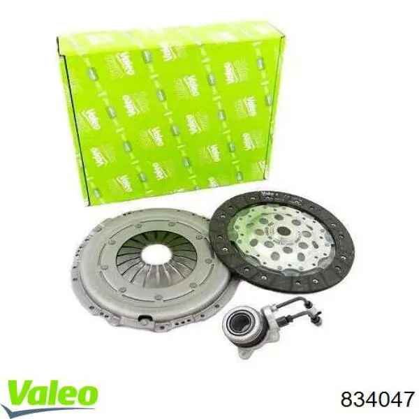 834047 VALEO Kit de embraiagem (3 peças)