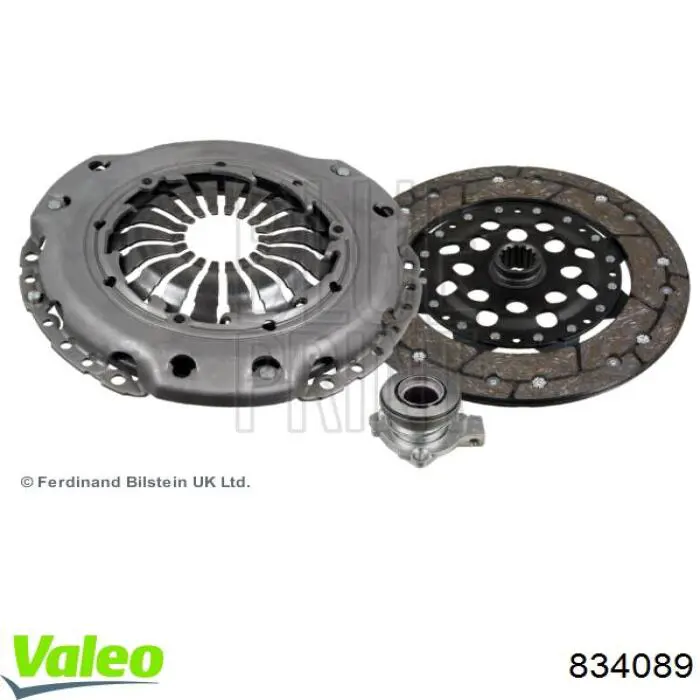 Kit de embraiagem (3 peças) VALEO 834089 preço, a partir de 266,87 USD
