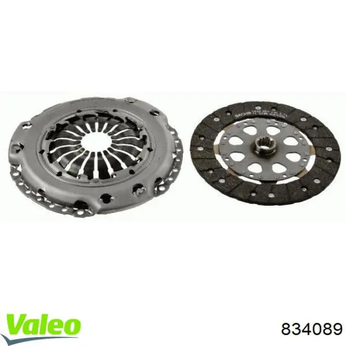 Compre 834089 VALEO Kit de embraiagem (3 peças)
