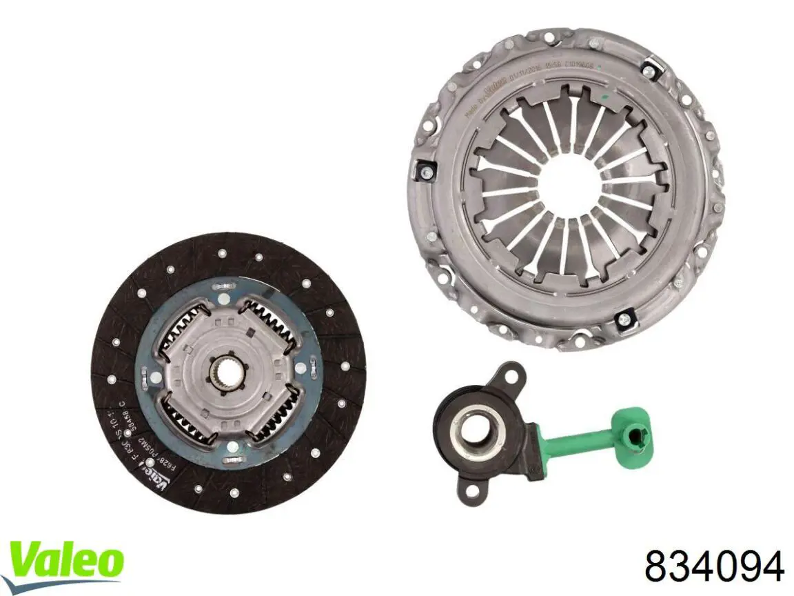 Kit de embraiagem (3 peças) VALEO 834094 preço, a partir de 133,58 USD