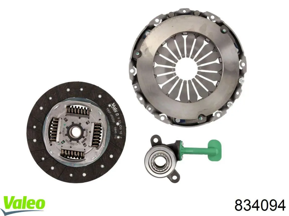 Compre 834094 VALEO Kit de embraiagem (3 peças)